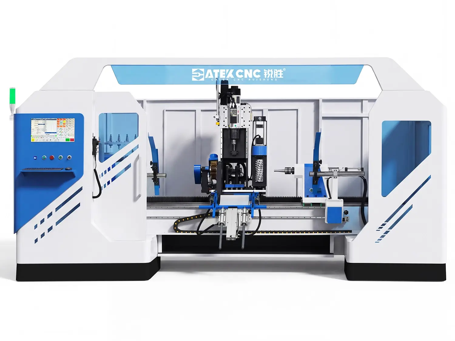 1530 Multifunctional ATC CNC Wood Lathe with Enclosure