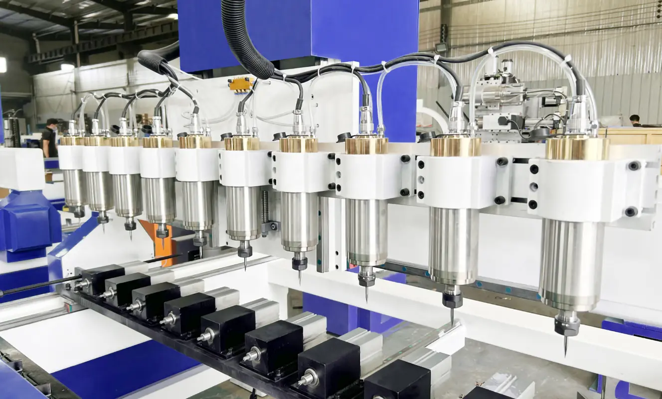 10-station independent spindle