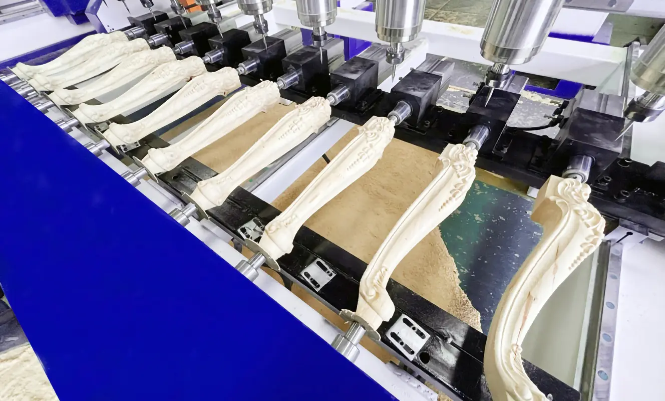 Four-Axis Simultaneous Automated 3D Carving