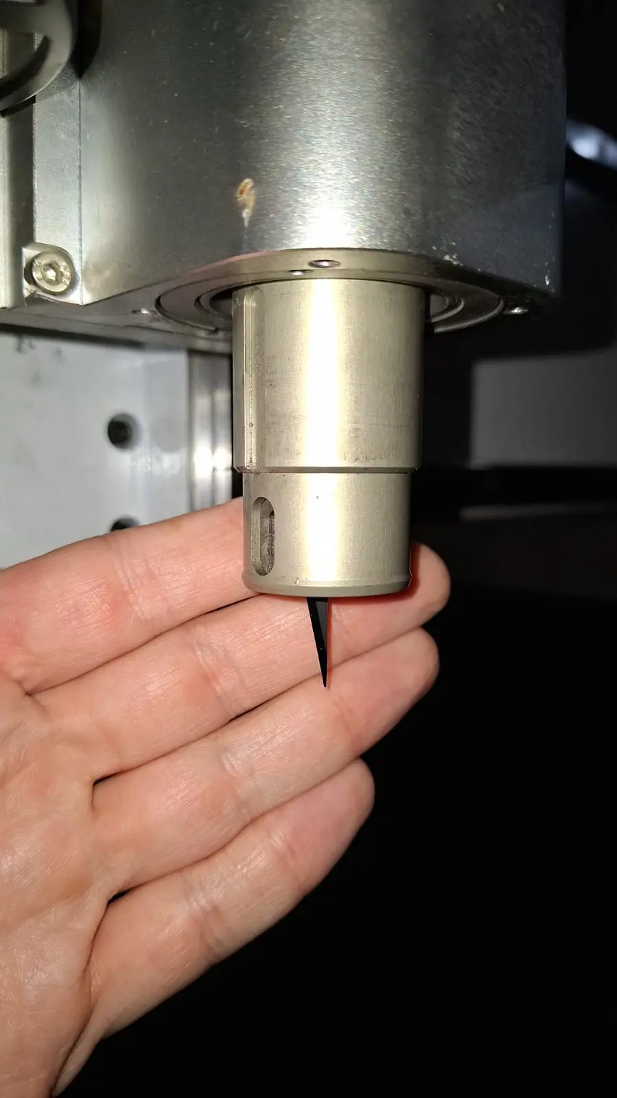 The CNC wood router machine with oscillating tool purchased by an Argentinian customer