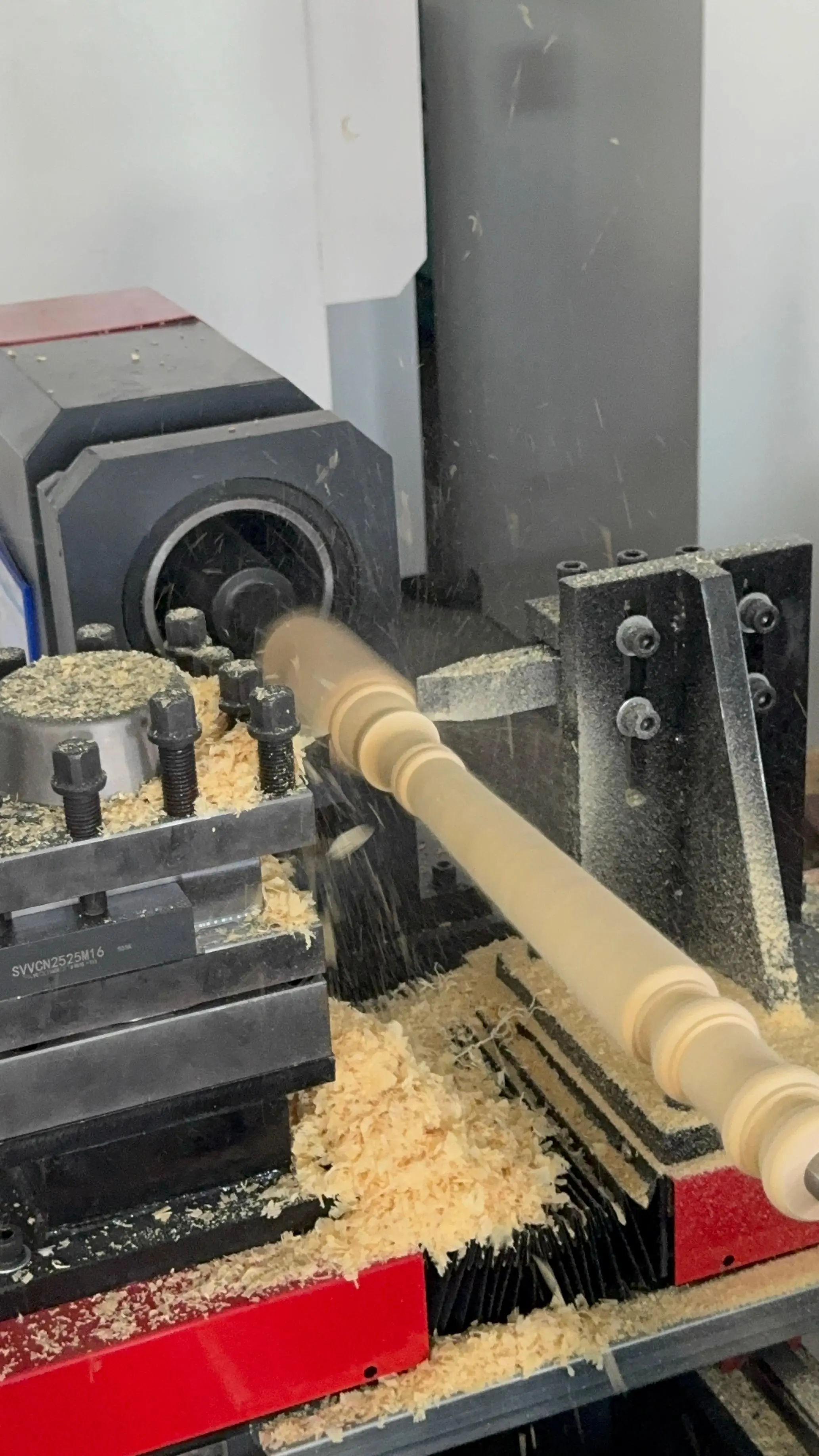 CNC wood lathe