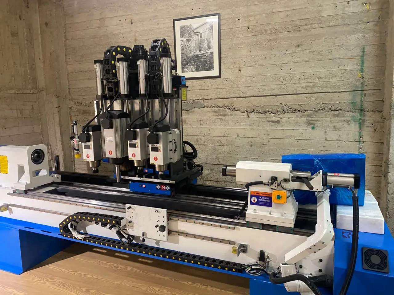 7-in-1 CNC wood lathe