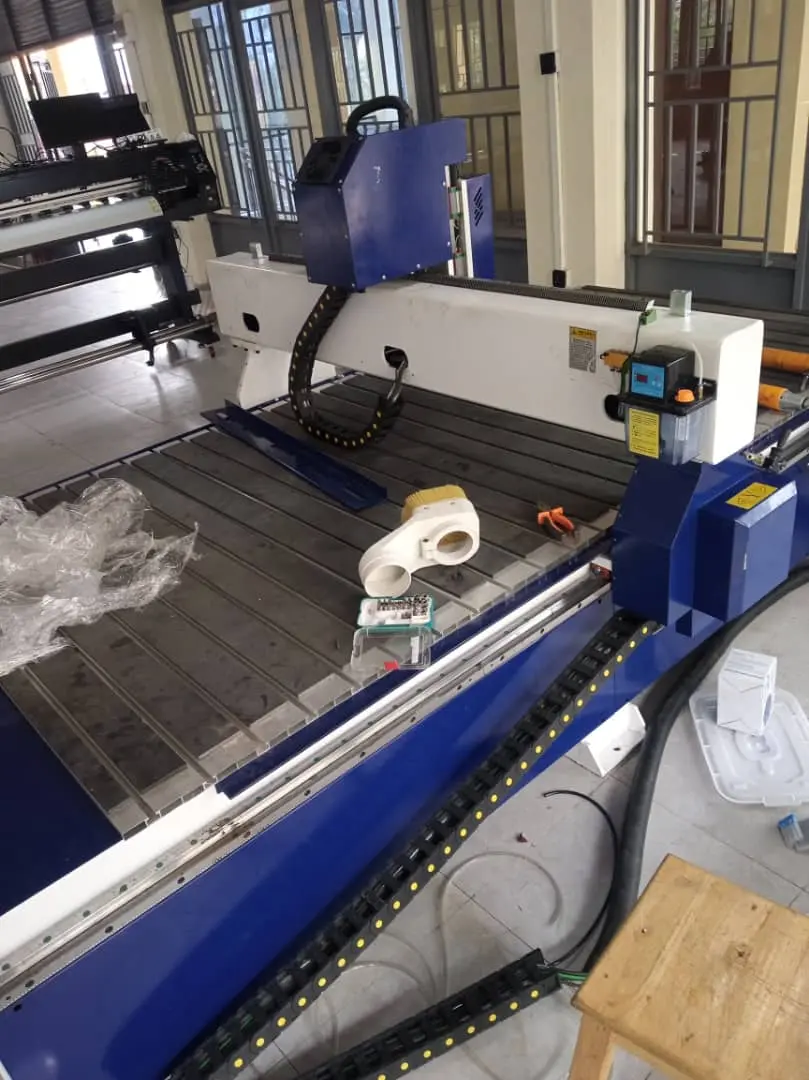 CNC wood router machine purchased by a Nigerian customer