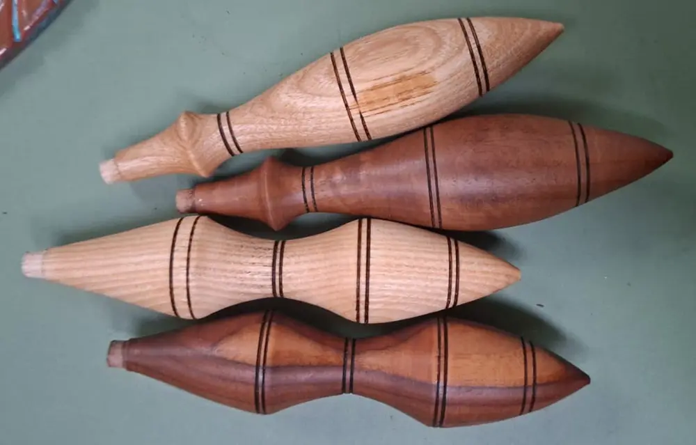 small CNC wood lathe sample