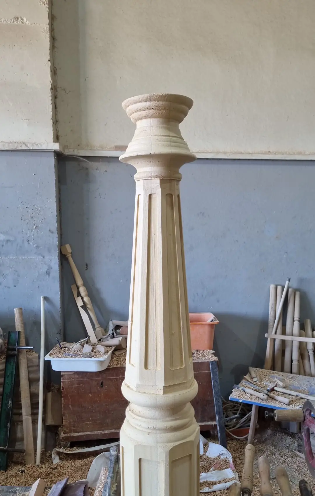 3-in-1 CNC wood lathe sample