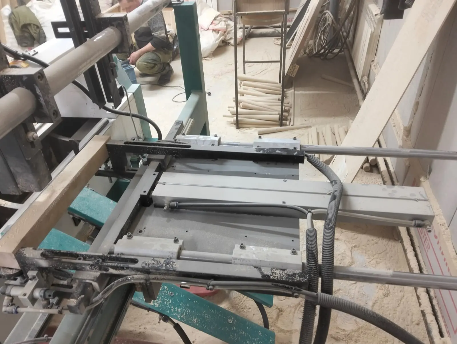 The 4-in-1 CNC wood lathe purchased by a customer in Kazakhstan