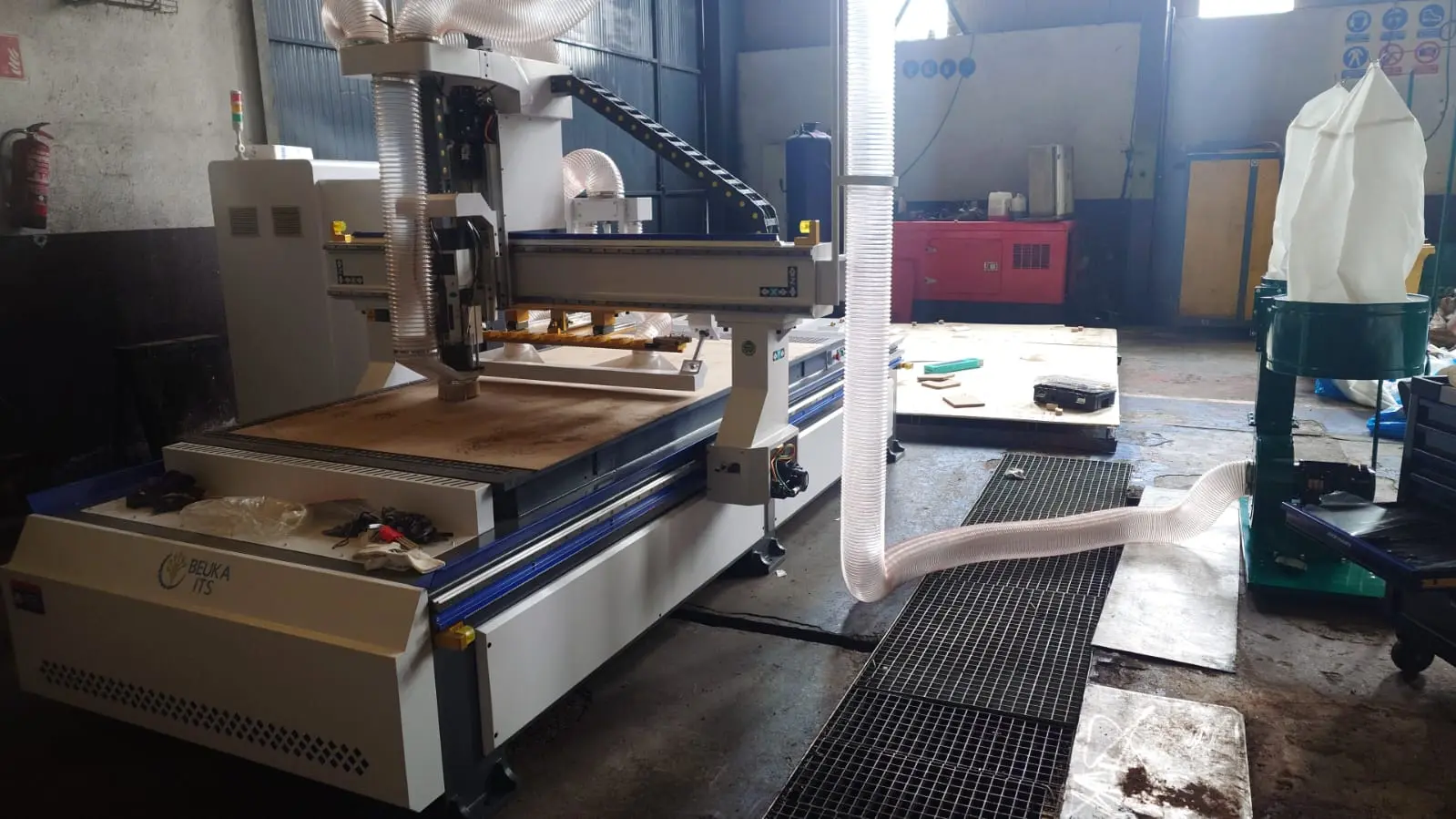 The 1328 ATC CNC wood router customized for a Spanish customer