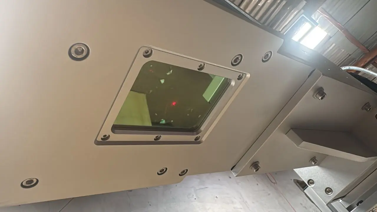 The CO2 laser dynamic marking machine purchased by a Cameroonian customer