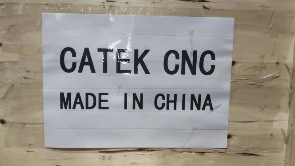 The CNC wood lathe purchased by a Malaysian customer