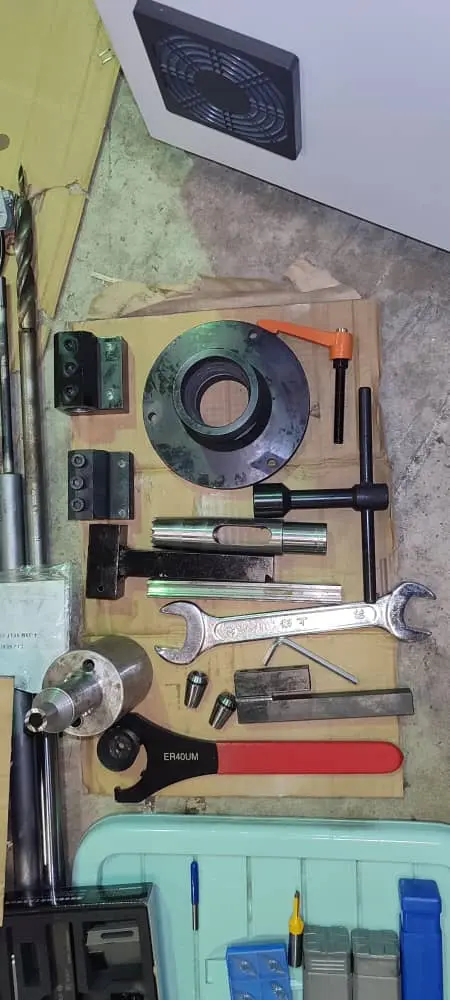 The CNC wood lathe purchased by a Malaysian customer