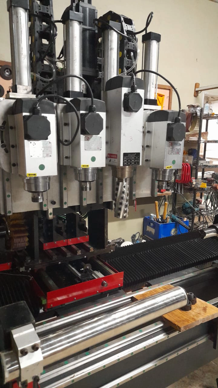 The 7-in-1 CNC wood lathe purchased by a customer in Trinidad and Tobago