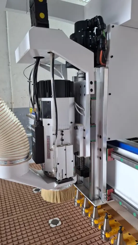 The 7x10ft CNC wood router machine purchased by a customer in Malawi