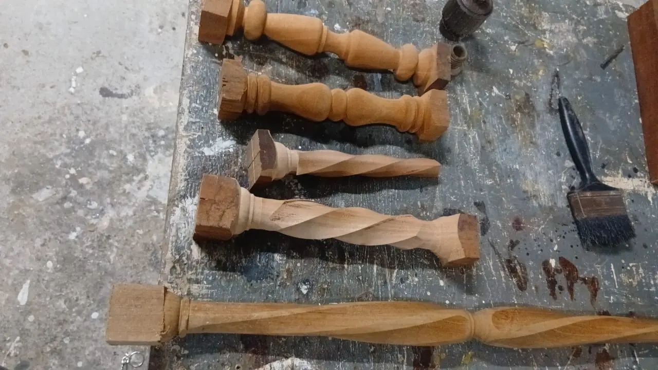 The Moroccan customer purchased a 7-in-1 CNC wood lathe