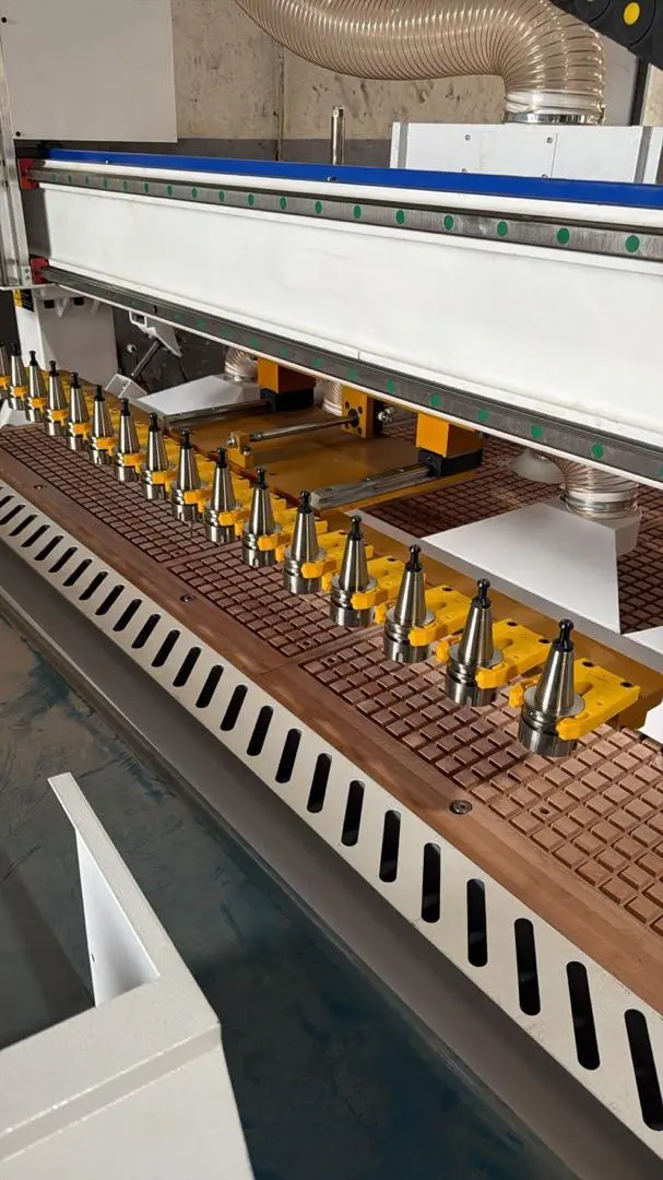 The 7x10ft CNC wood router machine purchased by a customer in Malawi