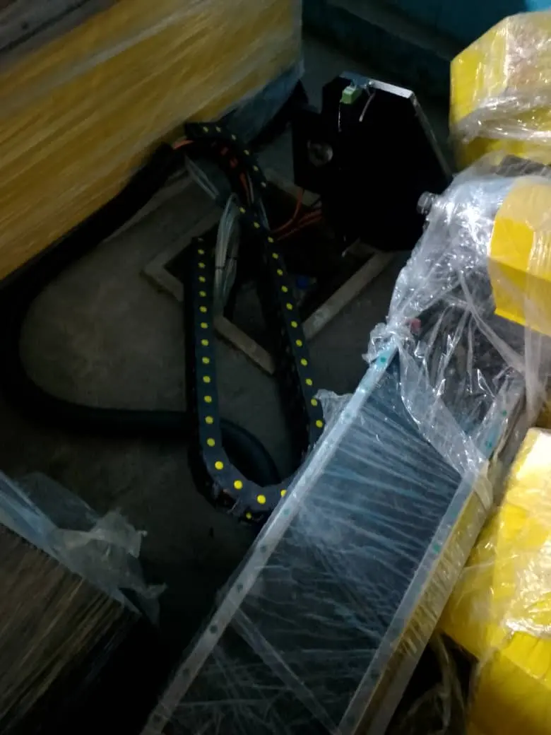 A customer in the Democratic Republic of Congo received a 1325 CNC wood router machine