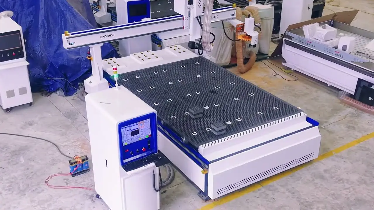 2130 4-Axis ATC CNC Nesting Machine with Swing Head