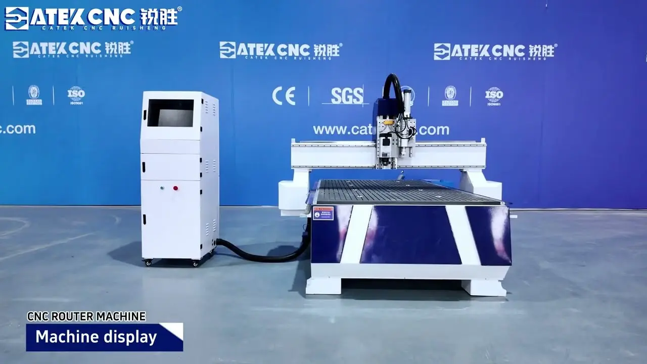 CNC Router Machine with Oscillating Knife for Cutting Cardboard and Cloth