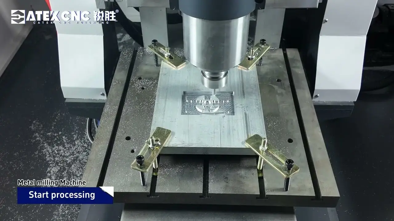 Affordable Semi-Enclosed Linear ATC CNC Metal Milling Machine