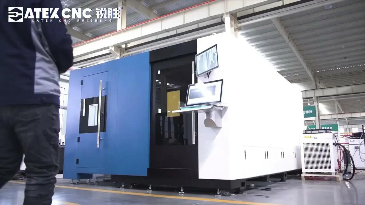 Fiber Laser Cutting Machine with Shuttle Table for Sheet and Tube Cutting