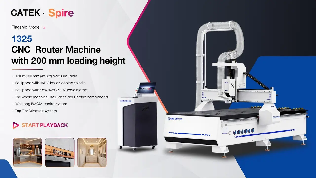 Premium 4×8ft CNC Wood Router