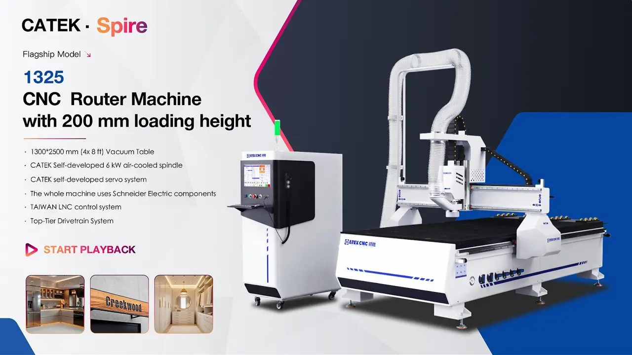 High-Value 4x8ft CNC Wood Router with a Vacuum Worktable