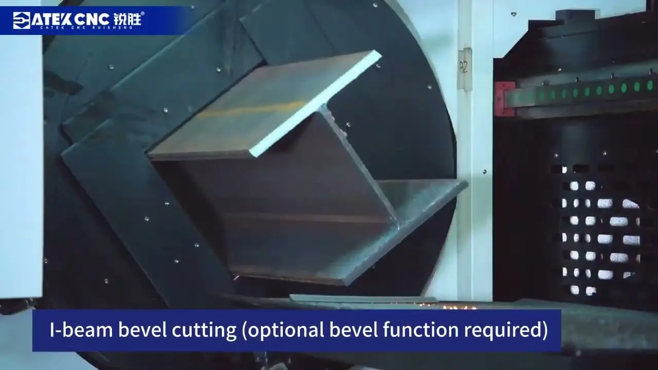 4-Chuck Fiber Laser Tube Cutter — Simultaneous Loading and Cutting!