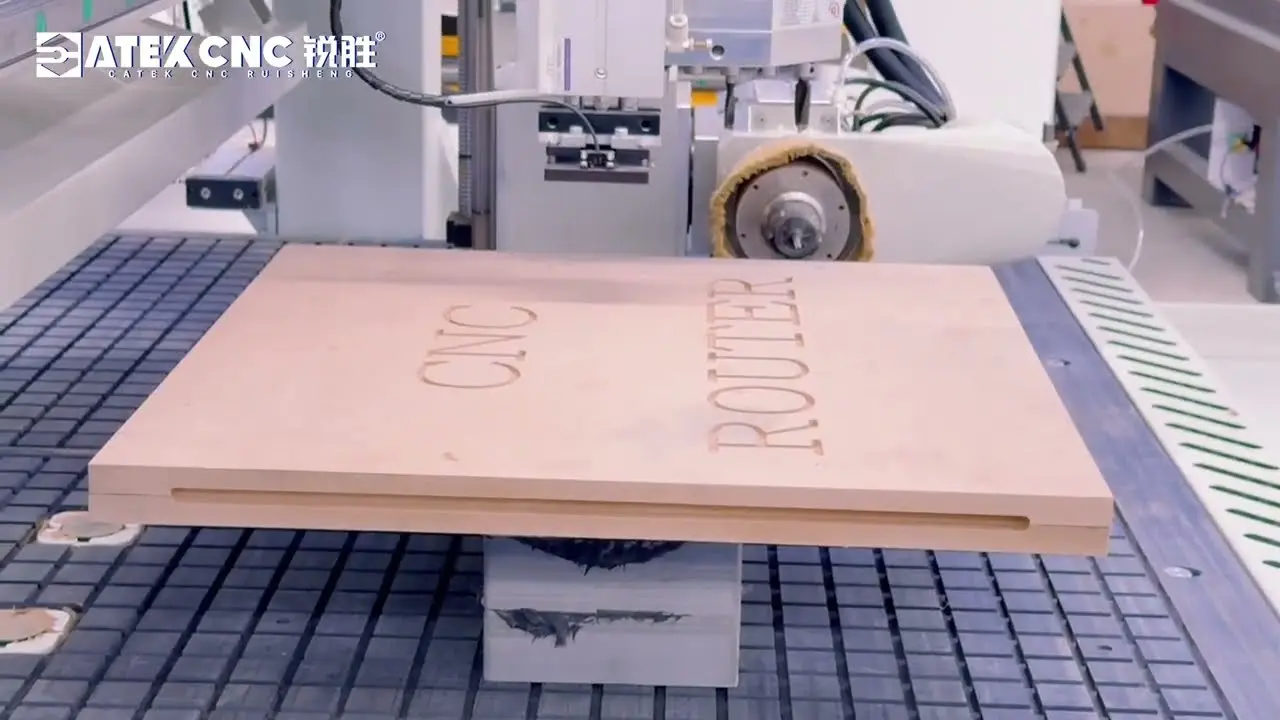 7x10ft Carousel-Type ATC 4-Axis CNC Router with Labeler and Vertical Drilling Bank