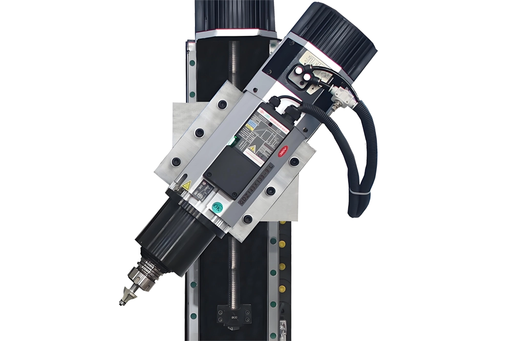 Tiltable spindle