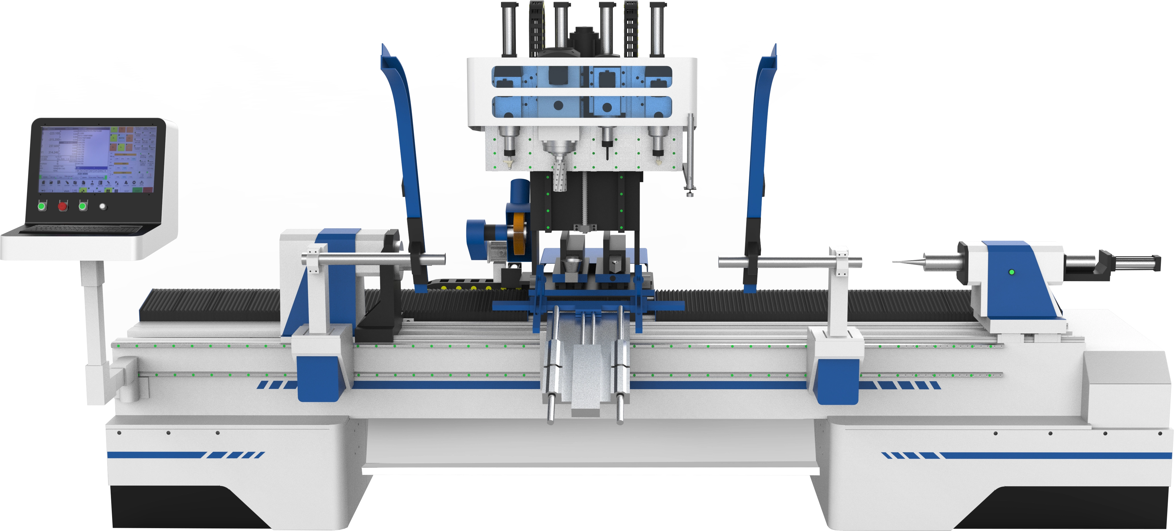 CNC wood lathe