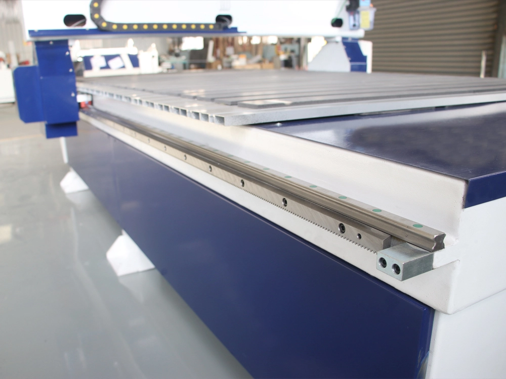 Hiwin guide rails and helical racks for 4x8 CNC router Hiwin guide rails and helical racks