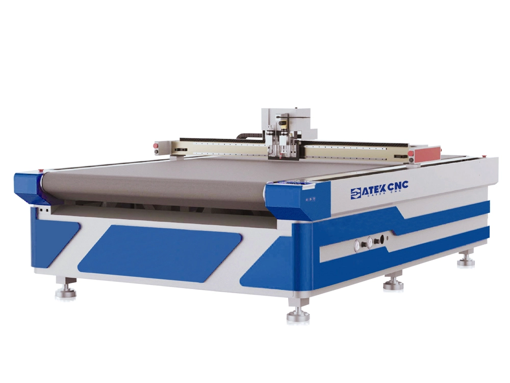 Oscillating knife cutter for cutting flexible materials Oscillating knife cutter for cutting flexible materials