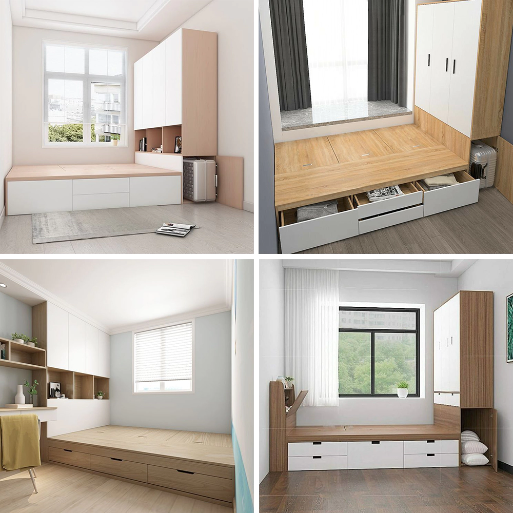 The CNC ATC router with automatic loading and unloading can process tatami bed The CNC ATC router with automatic loading and unloading can process tatami bed