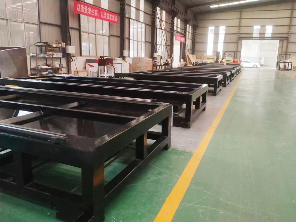 Base frame of CNC fiber laser cutter Base frame of CNC fiber laser cutter