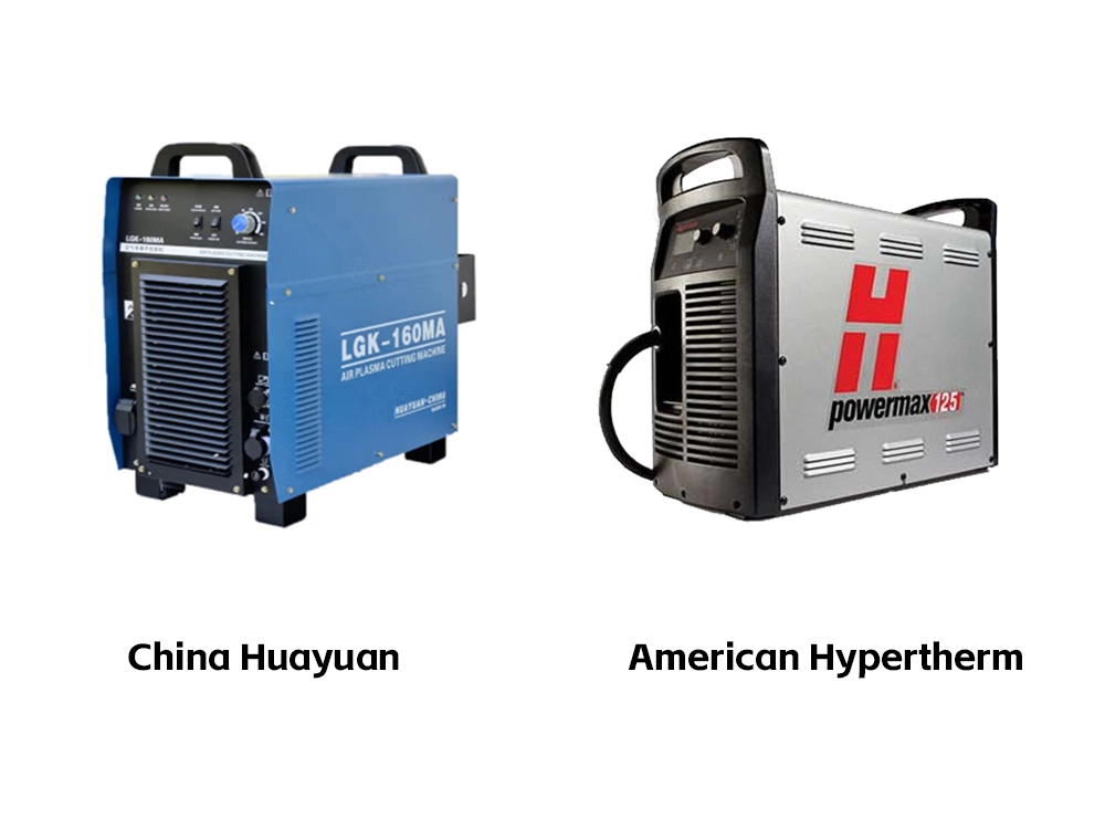 Optional plasma source from American Hypertherm or China Huayuan Optional plasma source from American Hypertherm or China Huayuan