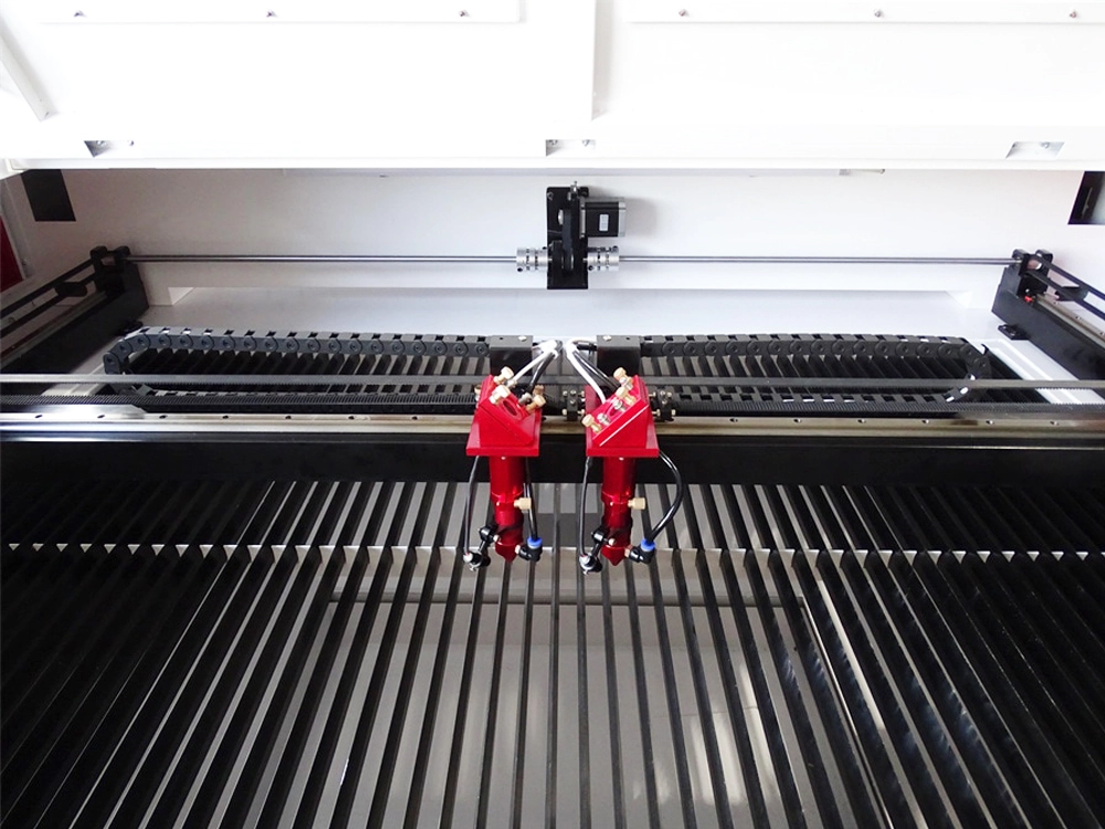 Two laser heads Two laser heads