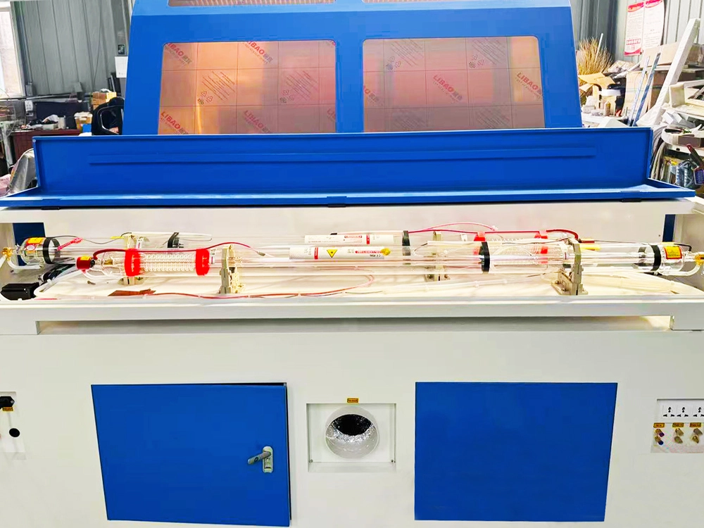 Two CO2 laser glass tubes Two CO2 laser glass tubes