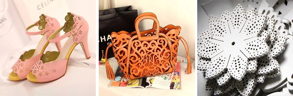 CO2 laser cutter can cut and hollow out leather CO2 laser cutter can cut and hollow out leather