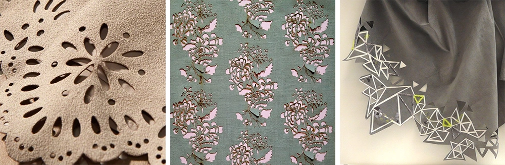 CO2 laser cutter can cut and hollowing out fabric CO2 laser cutter can cut and hollowing out fabric