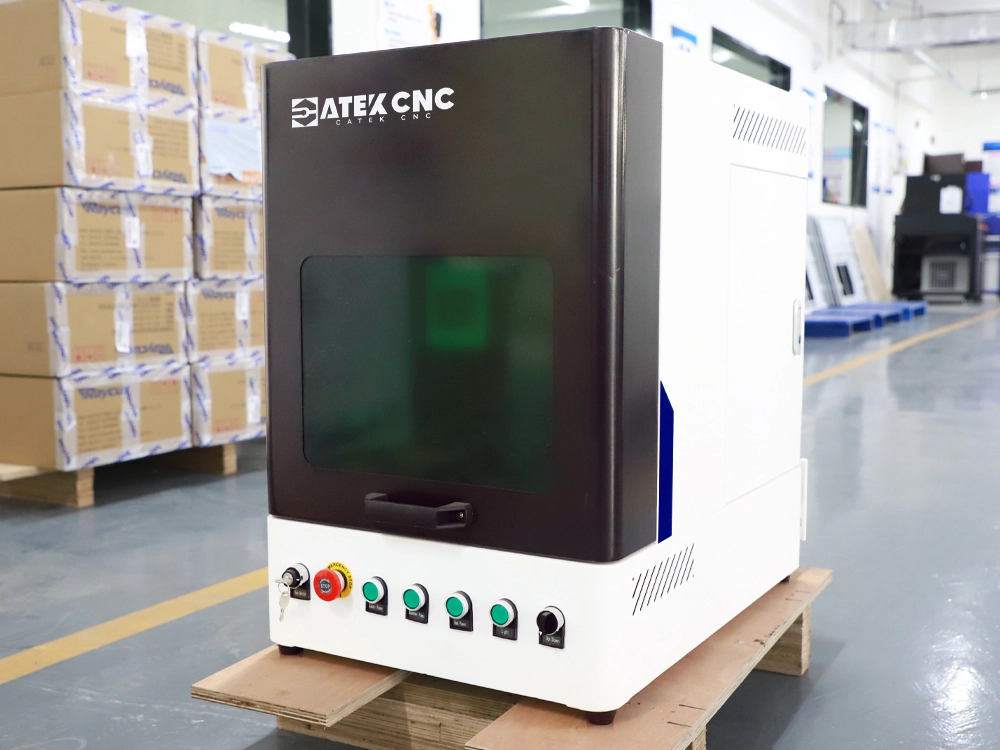 Front left view of fully enclosed fiber laser marking machine Front left view of fully enclosed fiber laser marking machine