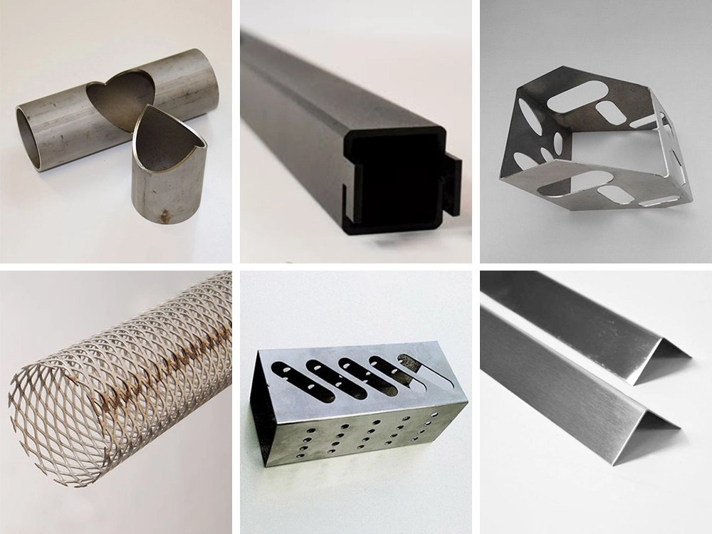 Fiber laser tube cutting machine square tubes, round tubes, rectangular tubes, and oval tubes can be cut, hollowed out, etc. Fiber laser tube cutting machine square tubes, round tubes, rectangular tubes, and oval tubes can be cut, hollowed out, etc.