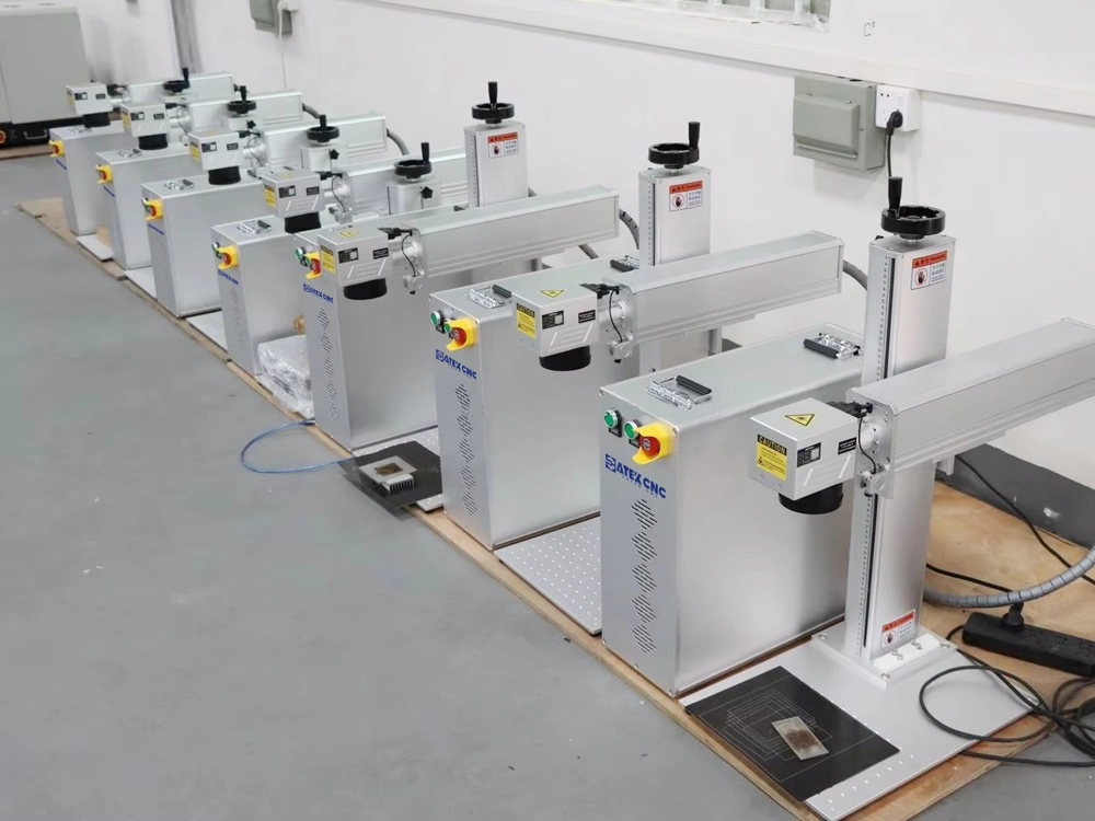 MOPA fiber laser marking machine in the warehouse MOPA fiber laser marking machine in the warehouse