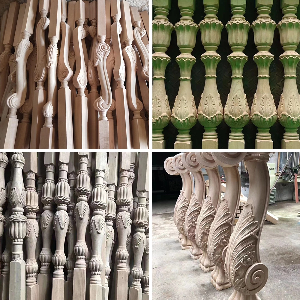 Product samples of 3-in-1 CNC wood lathe Product samples of 3-in-1 CNC wood lathe