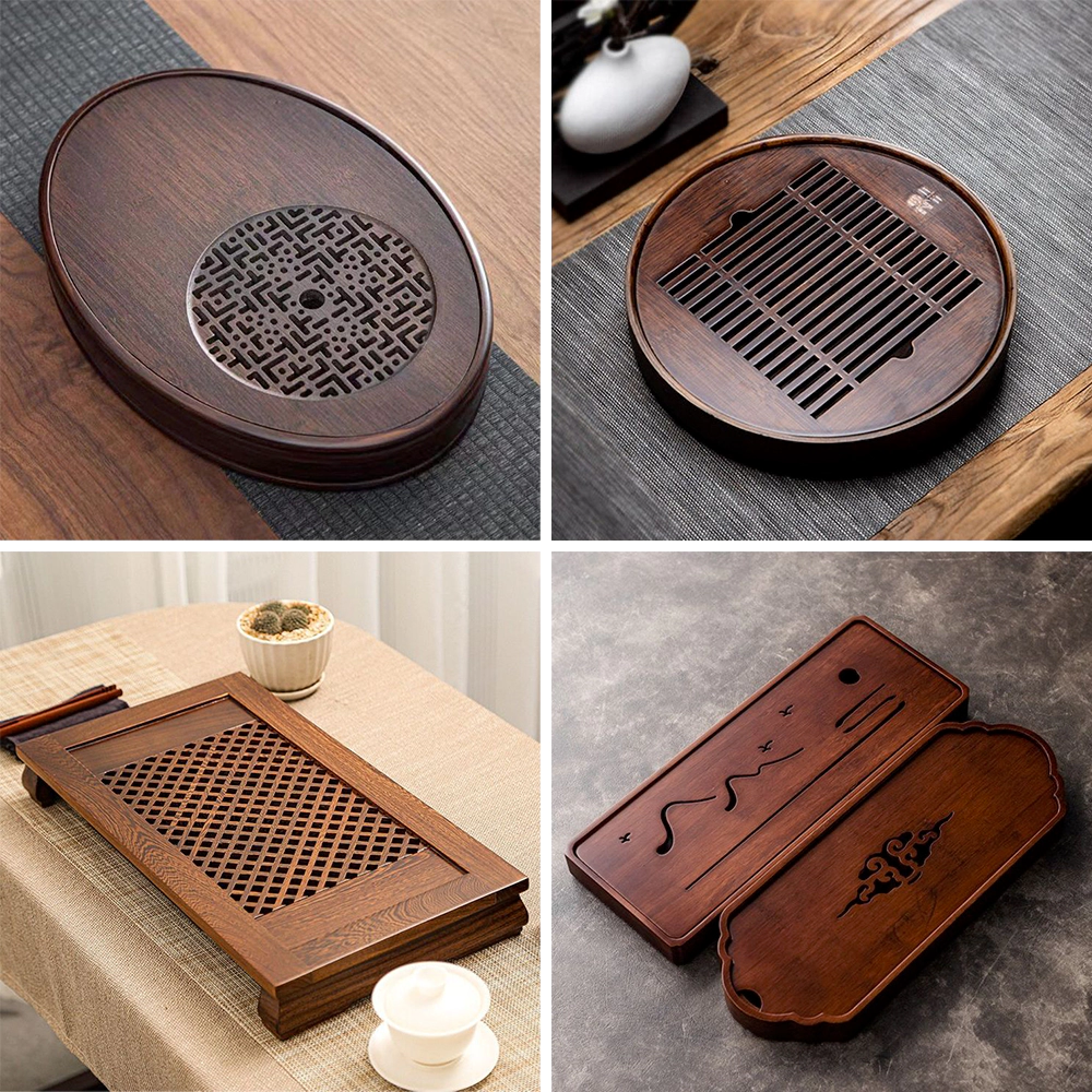 The multi-head CNC router can proces wooden tea trays The multi-head CNC router can proces wooden tea trays