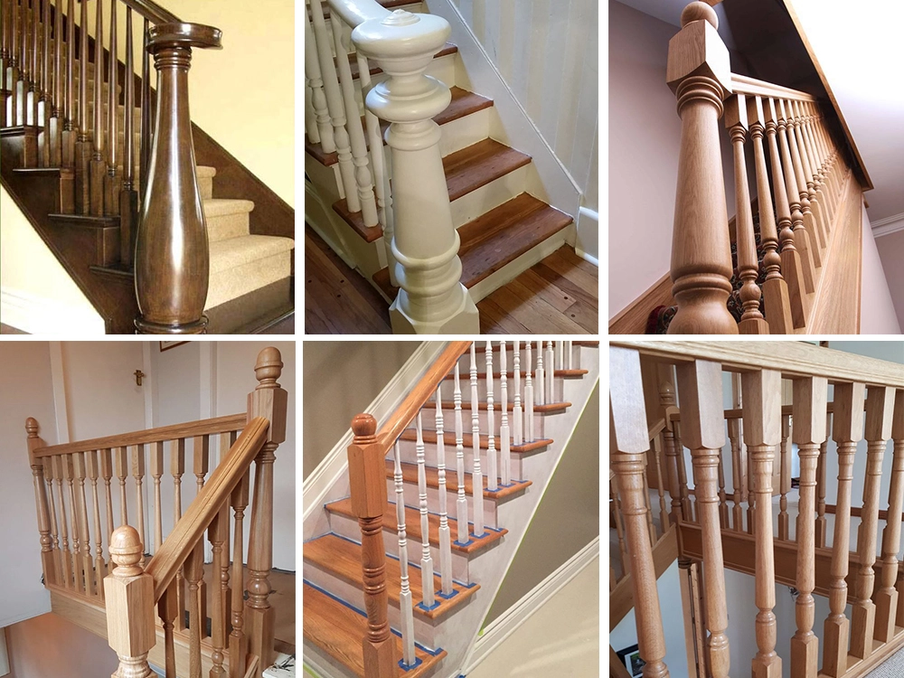 Three-station 1510 CNC lathe can batch process stair columns Three-station 1510 CNC lathe can batch process stair columns