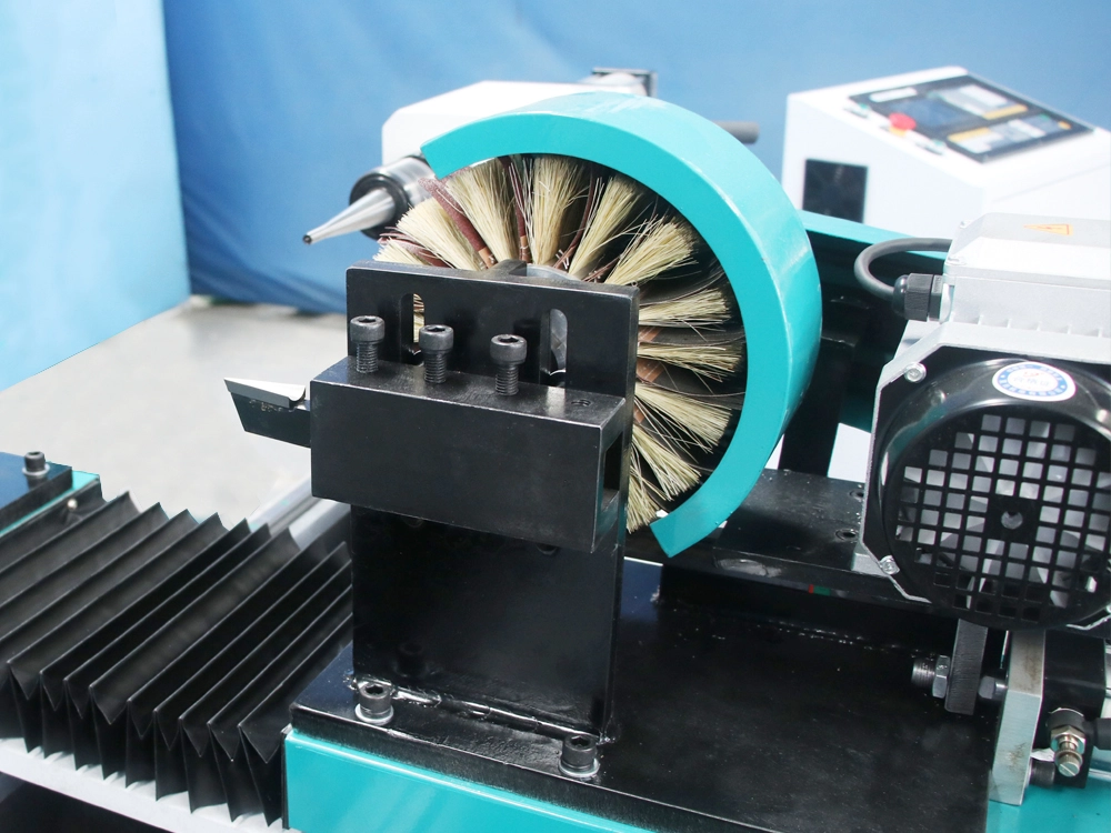 Mini 0820 CNC wood lathe with sanding wheel Mini 0820 CNC wood lathe with sanding wheel