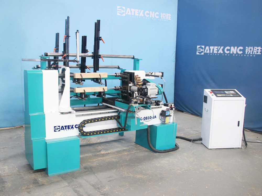Mini CNC wood lathe with loading and unloading Mini CNC wood lathe with loading and unloading