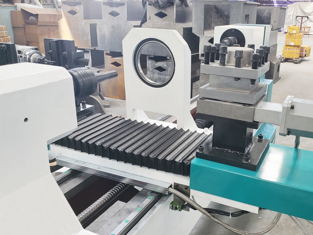 Electric tool holder of CNC wood lathe with carving function Electric tool holder of CNC wood lathe with carving function