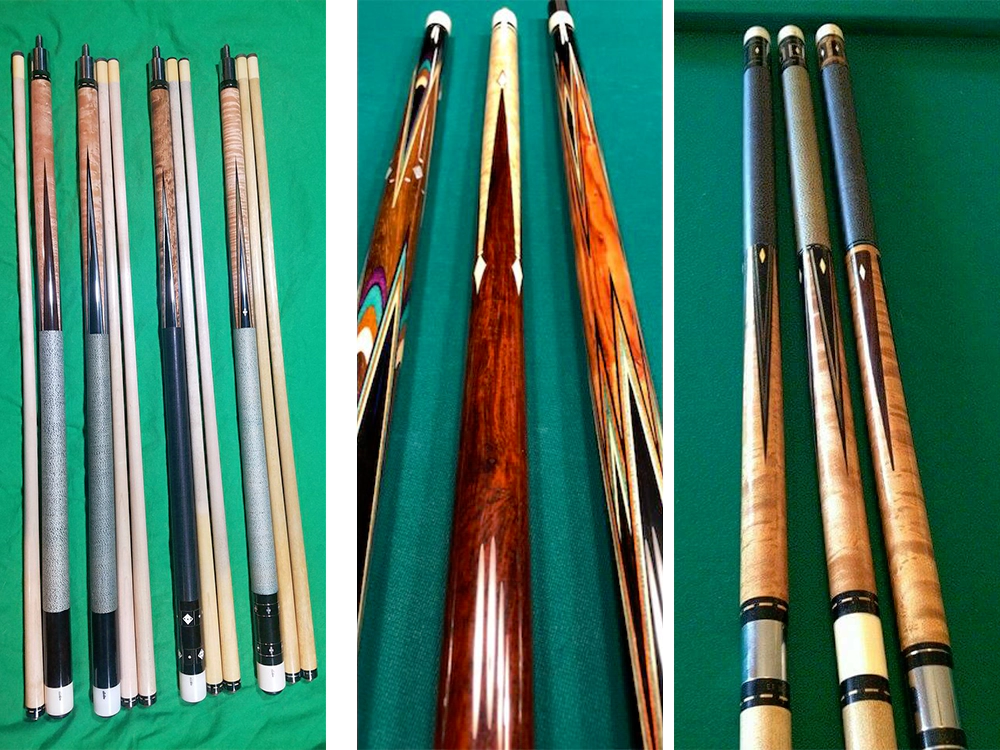 The 3-station pool cue lathe can process pool cue The 3-station pool cue lathe can process pool cue