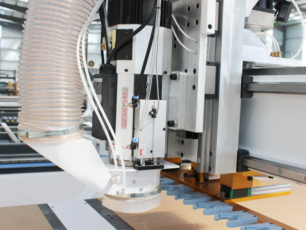 9kw automatic tool change spindle for 4x8ft double-workbench CNC router 9kw automatic tool change spindle for 4x8ft double-workbench CNC router