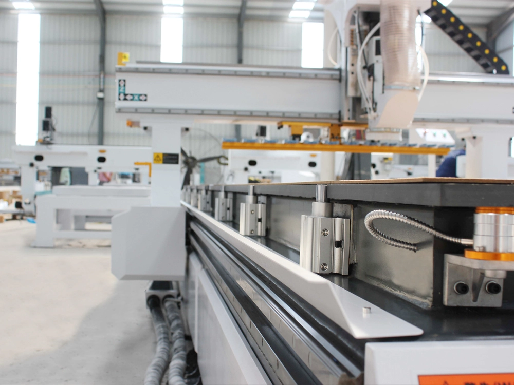 8+4 positioning cylinder for 4x8ft double-workbench CNC router 8+4 positioning cylinder for 4x8ft double-workbench CNC router